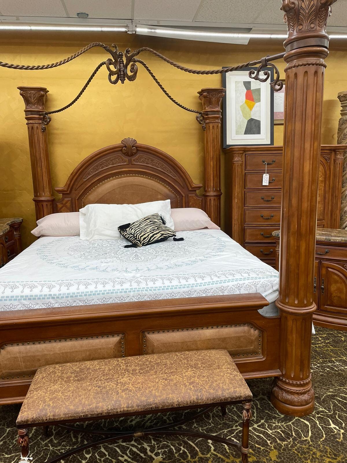 AICO by Michael Amini Monte Carlo 5PC King Size Bedroom Set Etsy