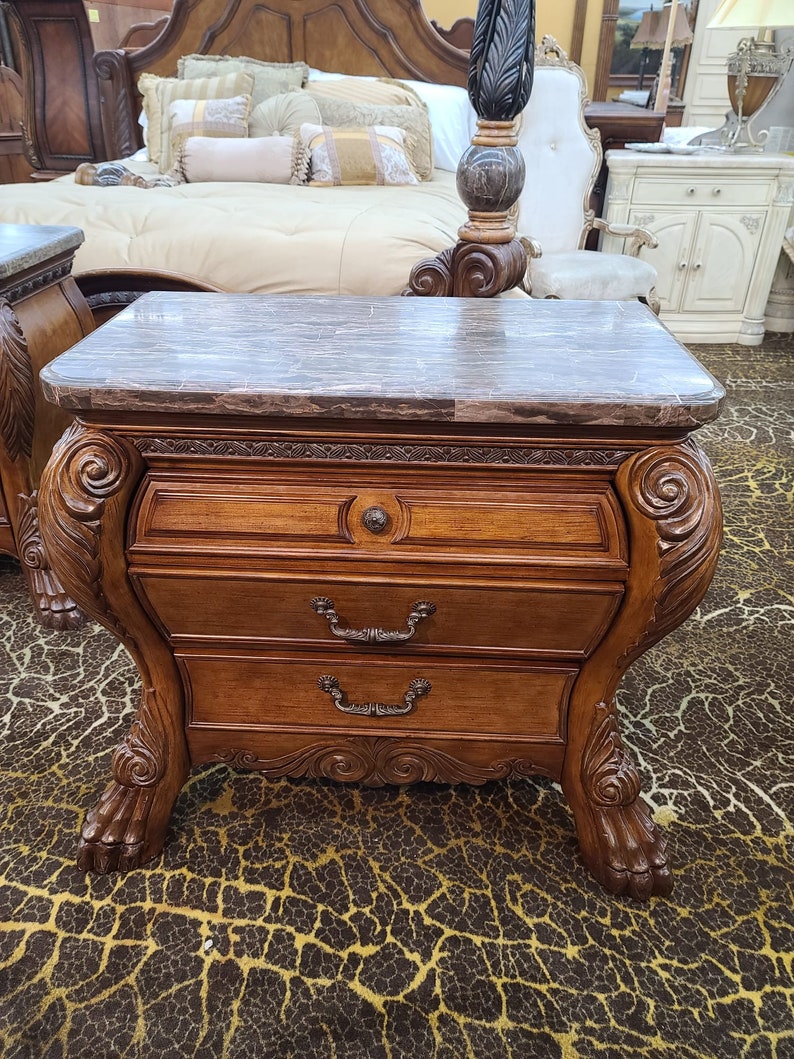 AICO by Michael Amini Eden 5PC King Size Bedroom Set Etsy