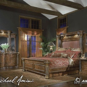 AICO by Michael Amini Torino 4PC king size bedroom set