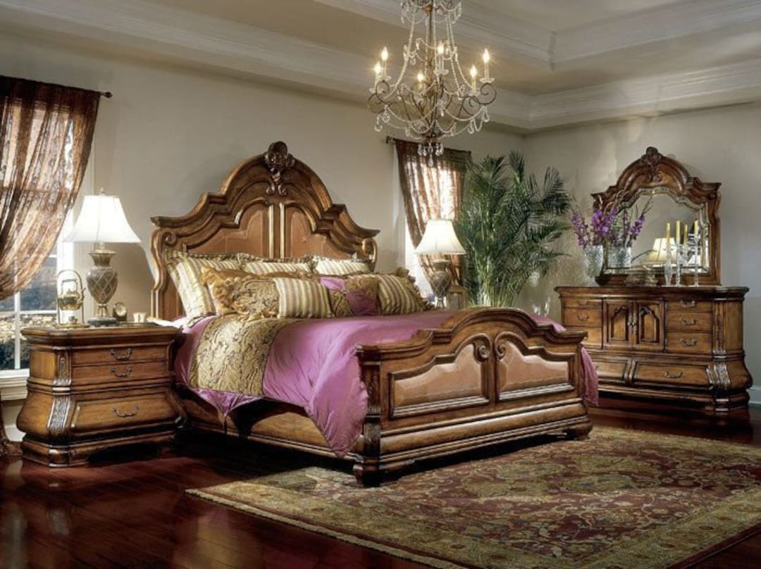 Michael amini cortina king bedroom set deals