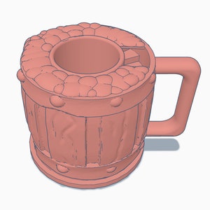 Drunken Dice - Dice Tower and Can Holder / D&D / Board Games / Dice / Dwarven Mug / Geek Gift / Nerdy