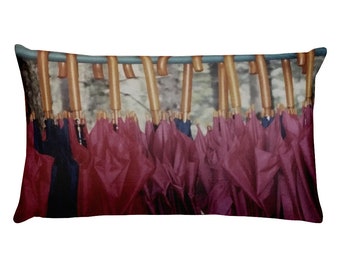 Umbrellas Rectangular Pillow