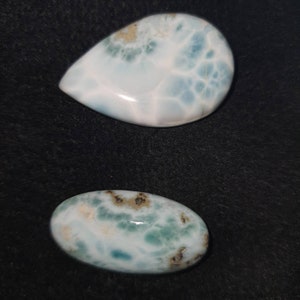Dominican Larimar, Caribbean Larimar, Cabochon febuary and march birthstone, jewelry making crafting tone, crystal decor gift