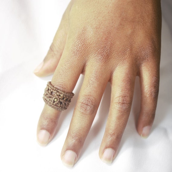 Macrame ring knot best sale