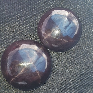 Star Garnet, Adularescent Almandine, round shape, pendent size, nature untreated burgundy wine colour gemstone cabochons from Sri Lanka
