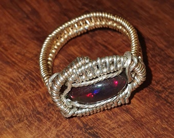 Blood Opal Ring Etsy