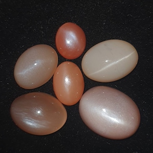 Genuine Adularia Cat&#39;s eye Peach Moonstone elipse cabochon, Adularia Moonstone K-feldspar, Adularia sunstone