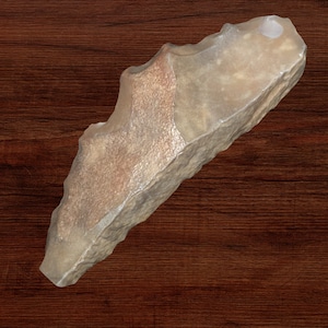 Mousterian relic of Levallois core knapping. Neolithic Artifact from North America dating 7 to 14 thousand BC
