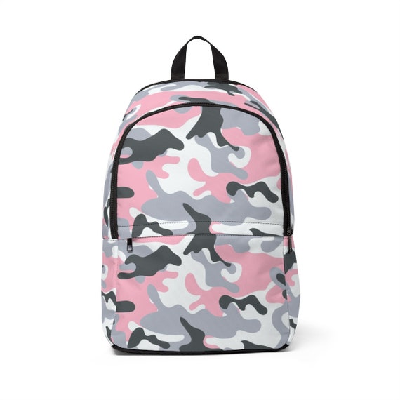 camouflage pink backpack