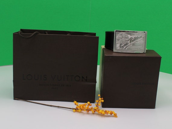 Louis Vuitton Black Saddle Handmade Strap Signatu… - image 5