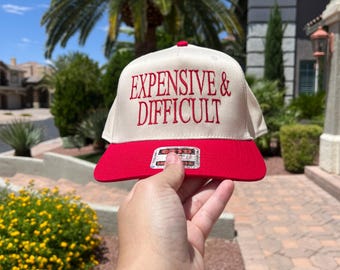 Expensive & Difficult snapback hat
