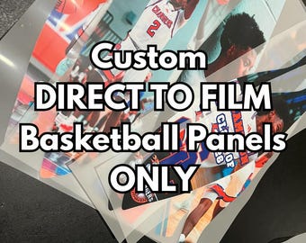 Custom Photo Basketball Direct to Film Panels- Basketball Panel – DIY Senior Gift