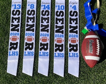 Custom Senior Night Sports Sash | Basketball | Football | Soccer | Volleyball | Softball