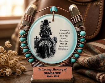 Horse Memorial Keepsake Sympathy Gift Loss of Horse Personalized Remembrance