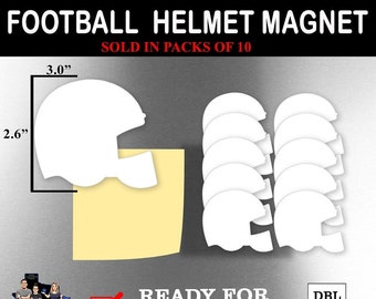 Magnete in MDF da calcio – BLANK 4 SUBLIMATION - Confezione da 10 - Regali di squadra