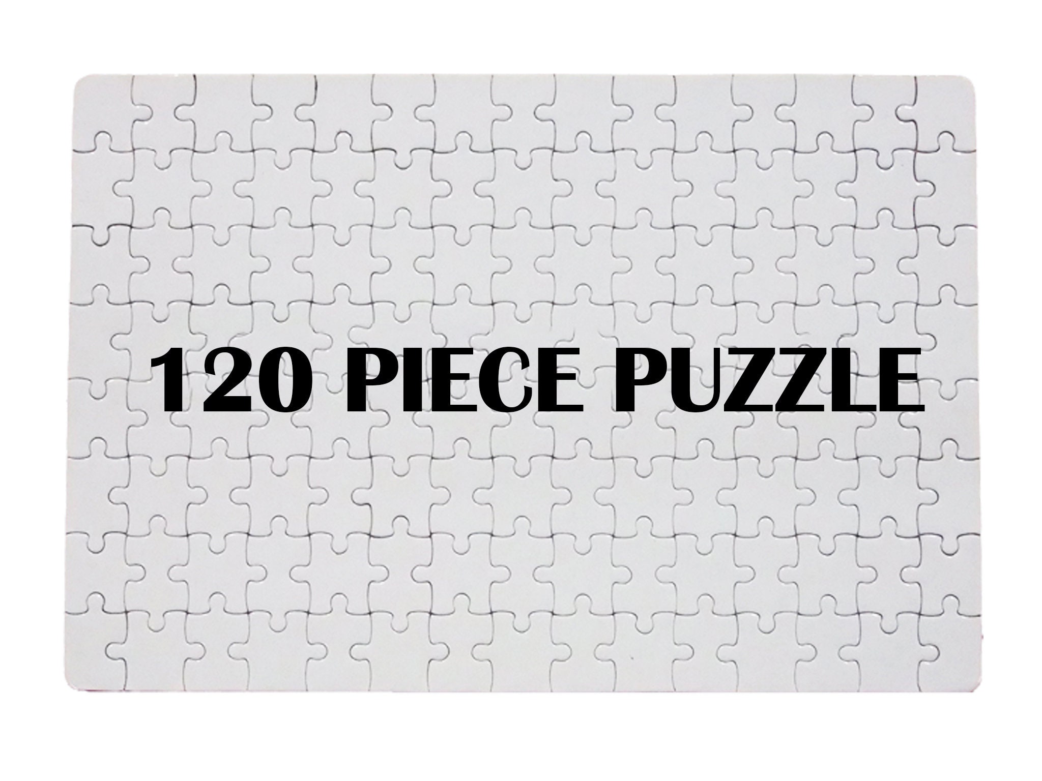 120 PIECE PUZZLE BLANK for Sublimation Printing 