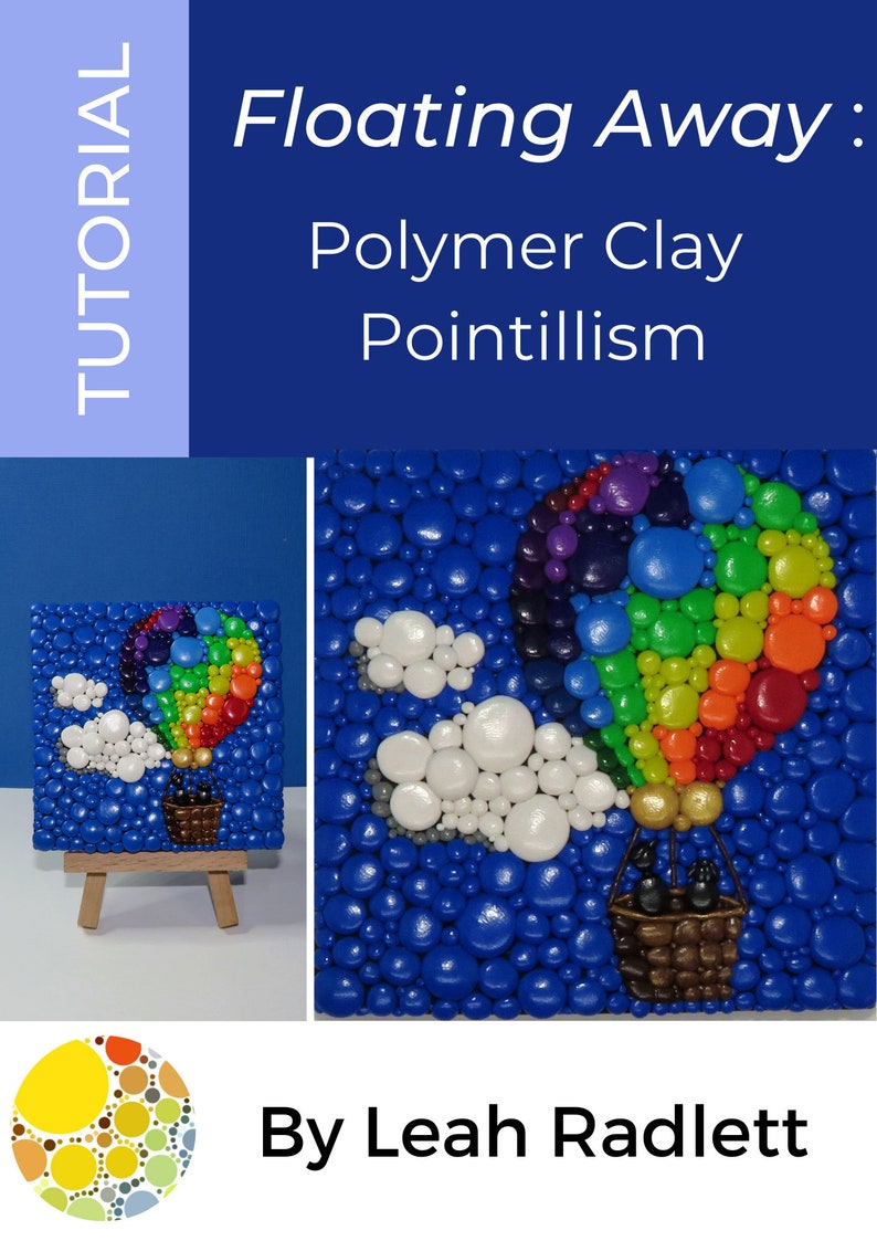 Polymer Clay PDF Tutorial Digital Download BUNDLE : This bundle includes polymer clay painting and polymer clay pointillism tutorials image 7