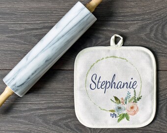 Personalized Pot Holders for Kitchen