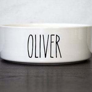 Custom Dog Bowl, Personalized Pet Bowl