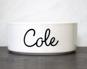 Custom Dog Bowl, Personalized Pet Bowl, Cute Cat Bowl