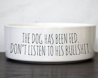 Dog Food Bowl, Ceramic Pet Bowl