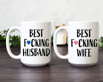 Custom Mug Set, Unique Wedding Gifts for Couple, Funny His and Hers Mugs
