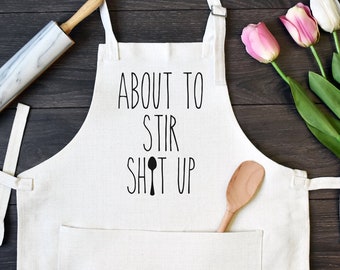 FUNNY COOKING APRONS - Apron with Pockets – Dreamlike Creations LLC