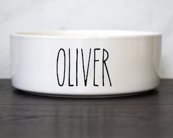 Custom Dog Bowl, Personalized Pet Bowl