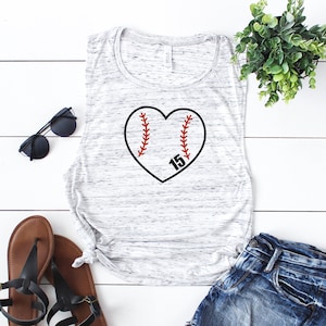 Personalized Baseball Mom Shirt, Custom Baseball Mom Tank