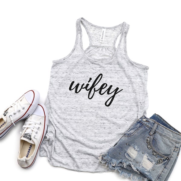 Wifey Tank Top or Tshirt, Newlywed T-Shirt