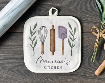 Personalized Pot Holders for Kitchen