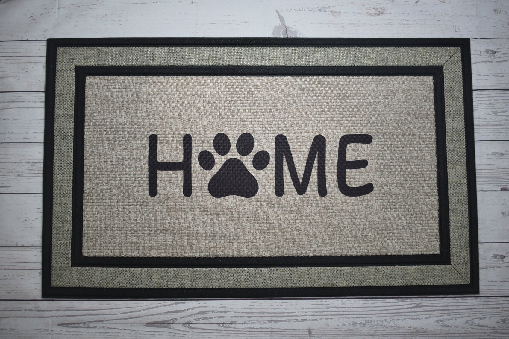 Paw Print Door Mat Home Doormat Etsy