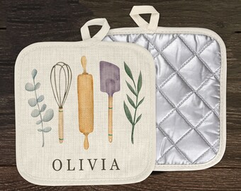 Personalized Pot Holders for Kitchen