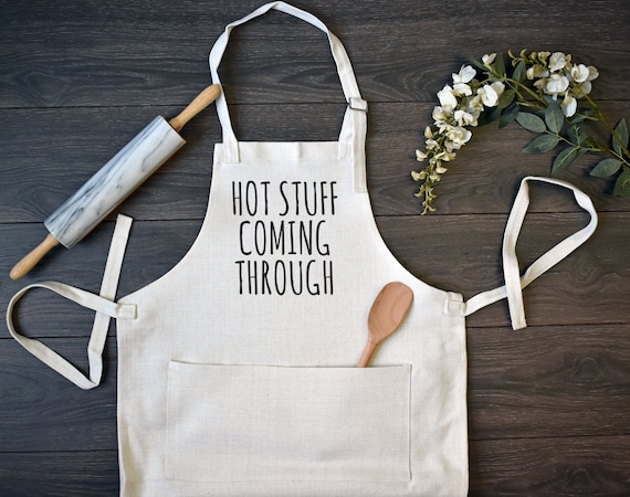 CUTE Linen Kitchen Apron
