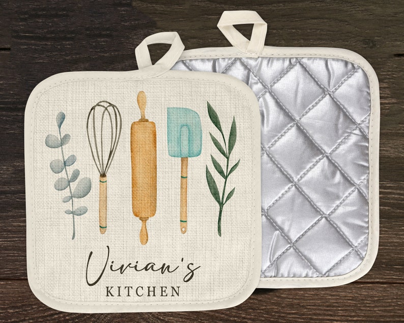 Personalized Pot Holders for Kitchen image 4