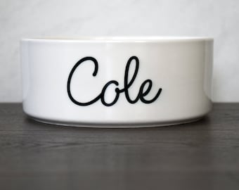 Custom Dog Bowl, Personalized Pet Bowl, Cute Cat Bowl