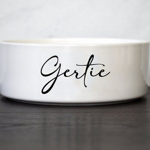 Custom Dog Bowl, Personalized Pet Bowl