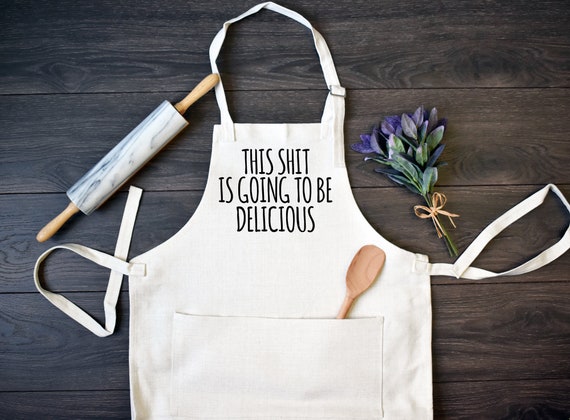 Funny Novelty Apron Kitchen Cooking I Love My Girlfriend And Yes She Did Buy M 