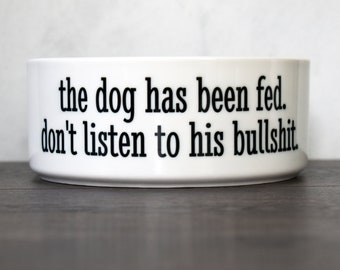 Dog Food Bowl, Ceramic Pet Bowl