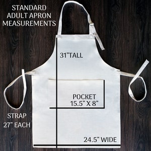 His and Hers Linen Kitchen Aprons, Funny Cooking Apron with Pocket Set of Two image 5