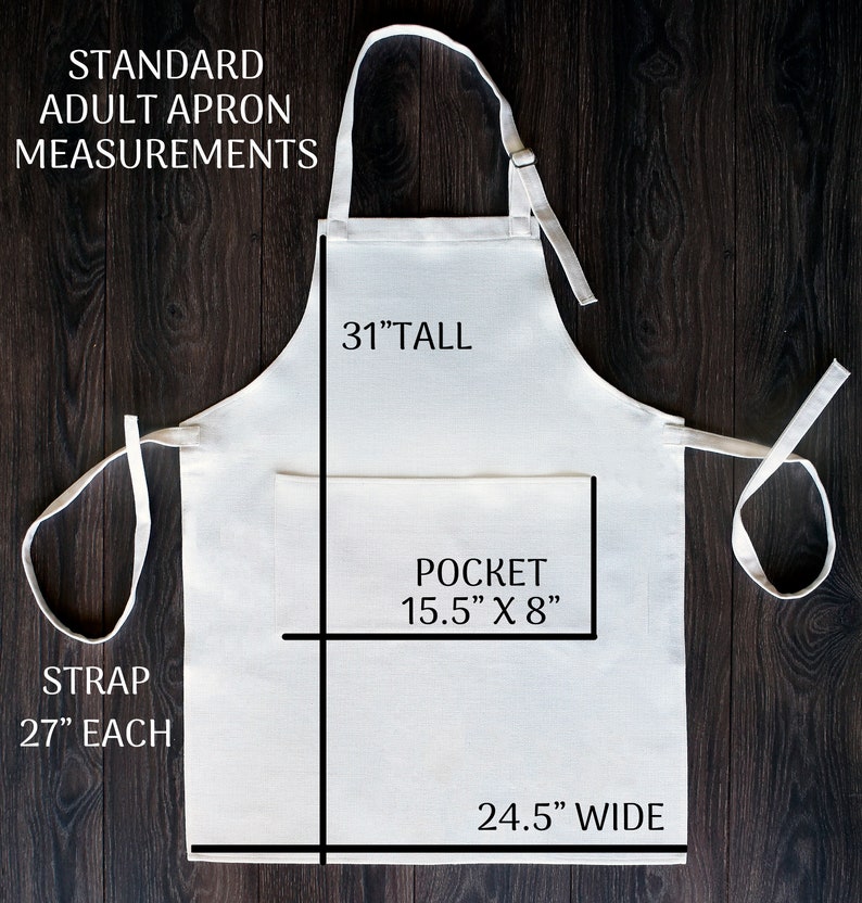His and Hers Linen Kitchen Aprons, Funny Cooking Apron with Pocket Set of Two image 5