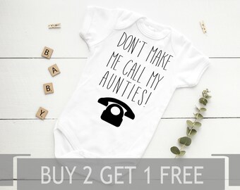 my aunties love me baby grow