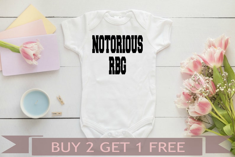 Baby Shower Gift Feminist Gift Baby Girl Clothes Feminist Bodysuit Future Is Female RBG Bodysuit Ruth Bader Ginsburg Notorious RBG
