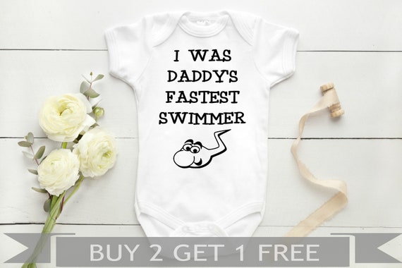 Cute né à aller à la pêche avec papa baby grow Filles Garçons Vêtements-Cadeau gilet