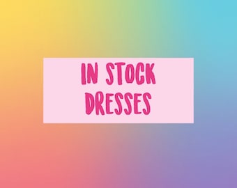 In stock dresses