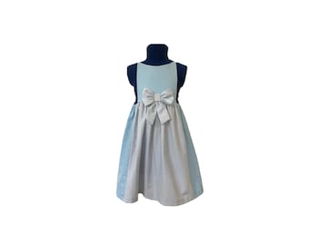 Bluey Dress (with blue bow)