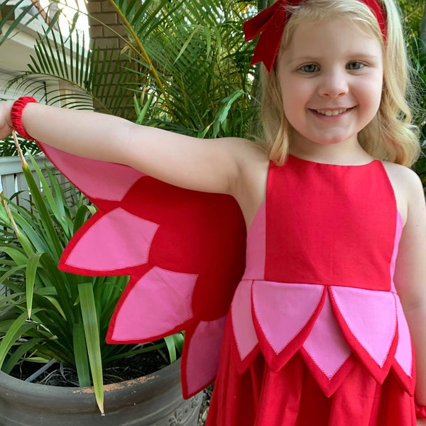 Owlette Dress and Wings Combo