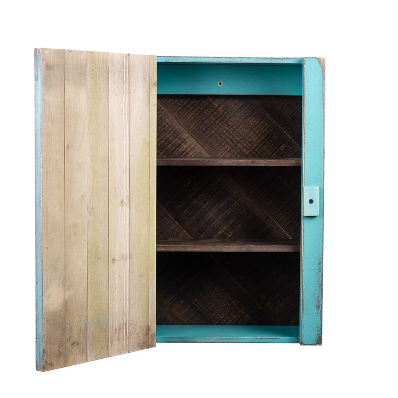 Farmhouse Medicine Cabinet With Barn Door Farmhouse Style ...