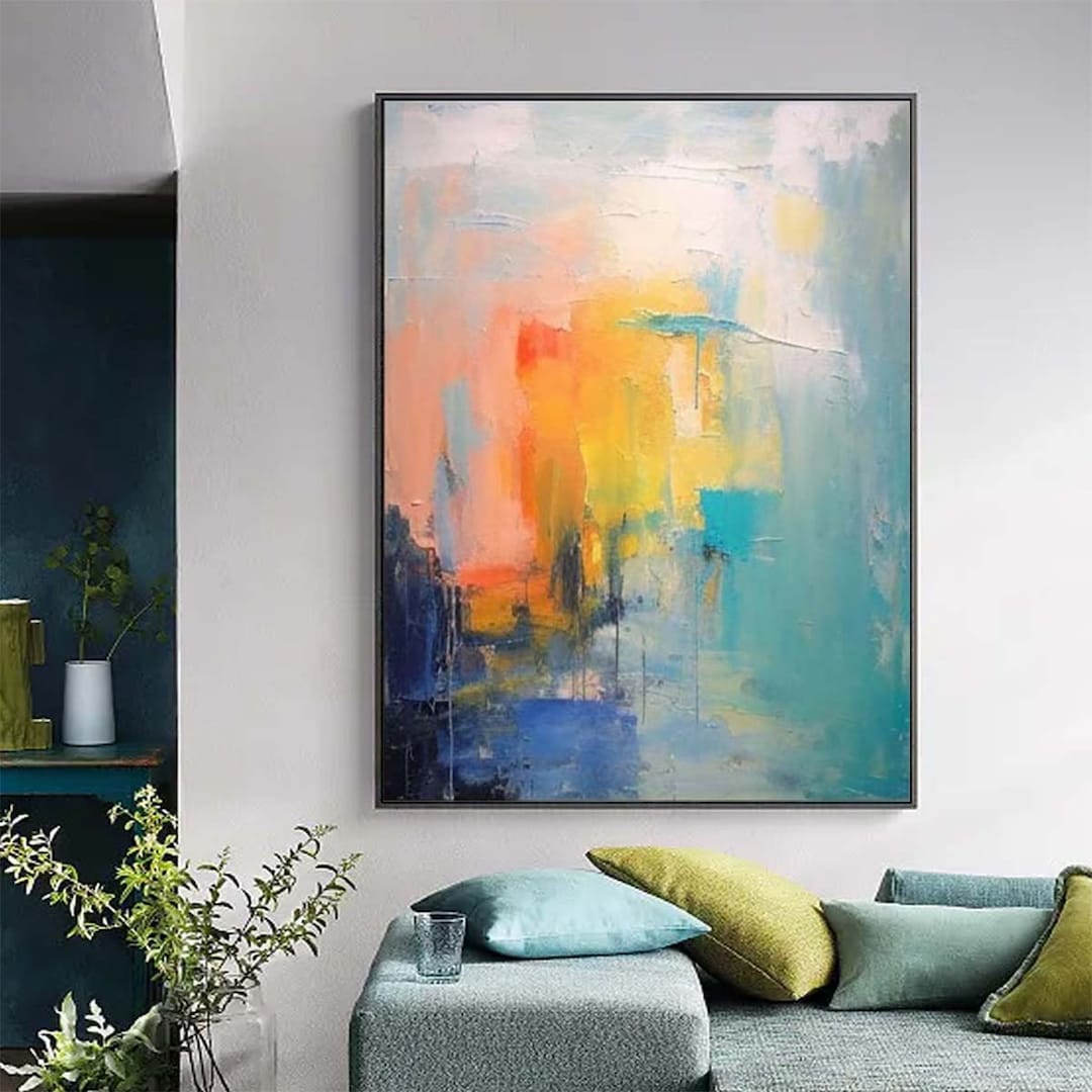 Hand Painted Abstract Wall Art Modern Canvas Art Paintings on the Wall Canvas Pictures Wall
