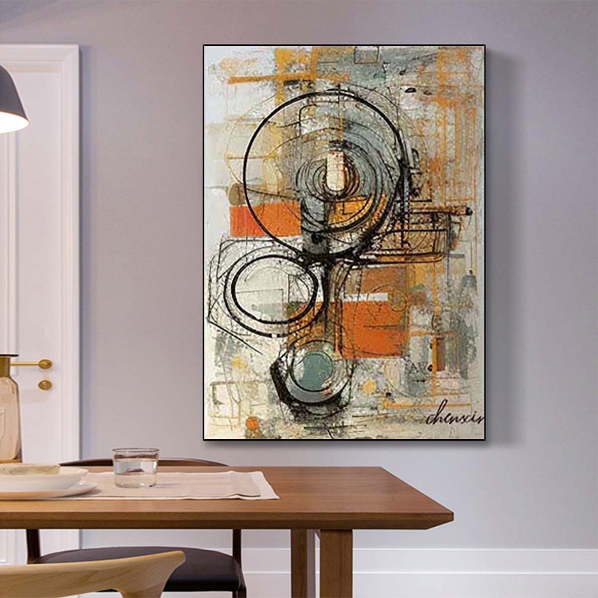 Hand Painted Wall Art Paintings on the Wall Canvas Pictures - Etsy